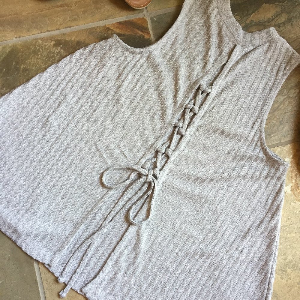 Altar’d State Lace-Up Tunic Top - NEW - Picture 6 of 16